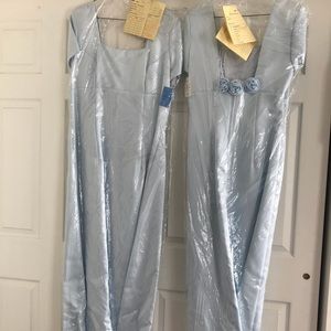 Baby blue gown